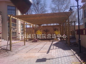 圖 大興庭院綠化設計制作防腐木花架亭子柵欄公司 北京鮮花綠植