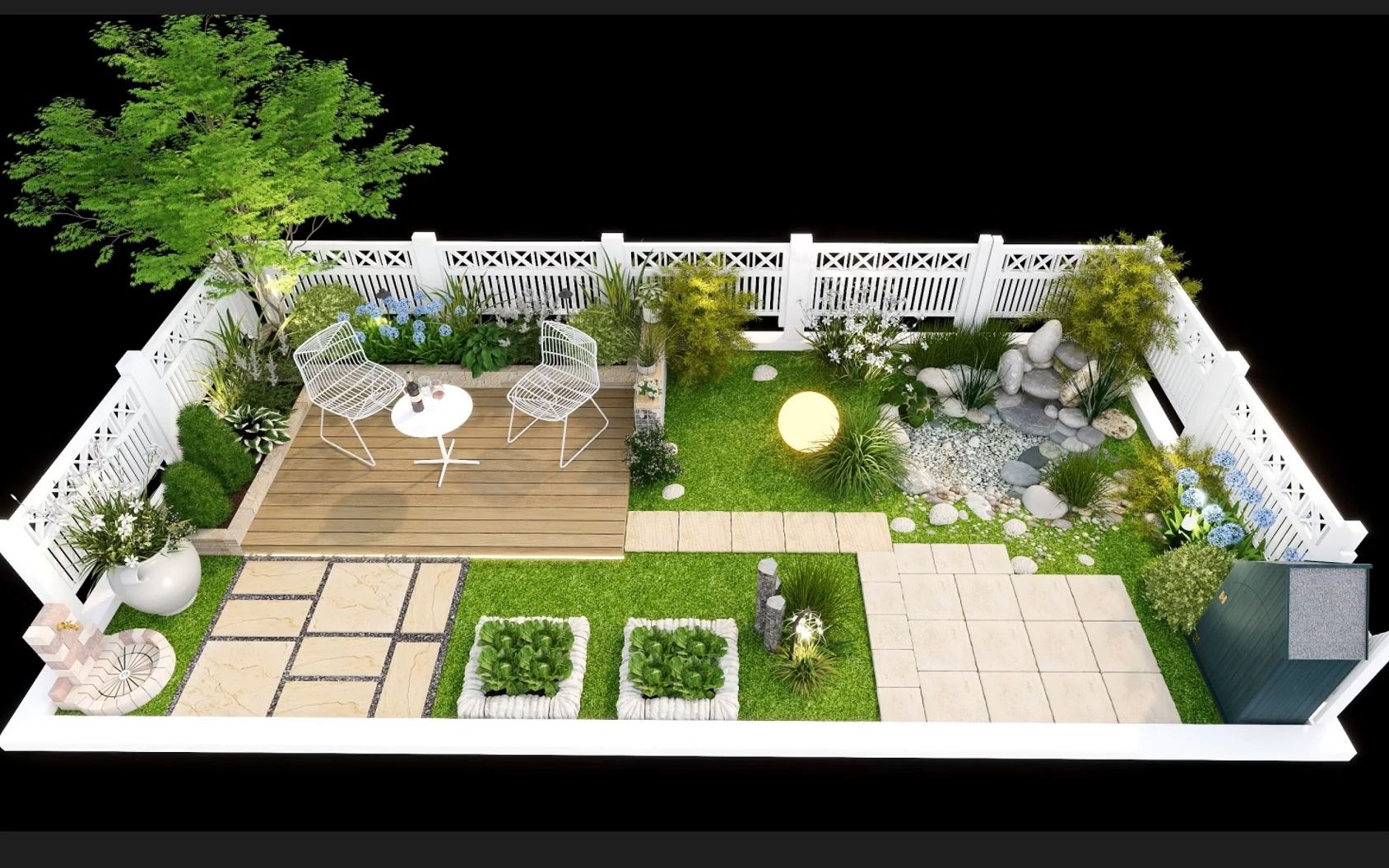 渲染參數如何設置?| 酷家樂庭院